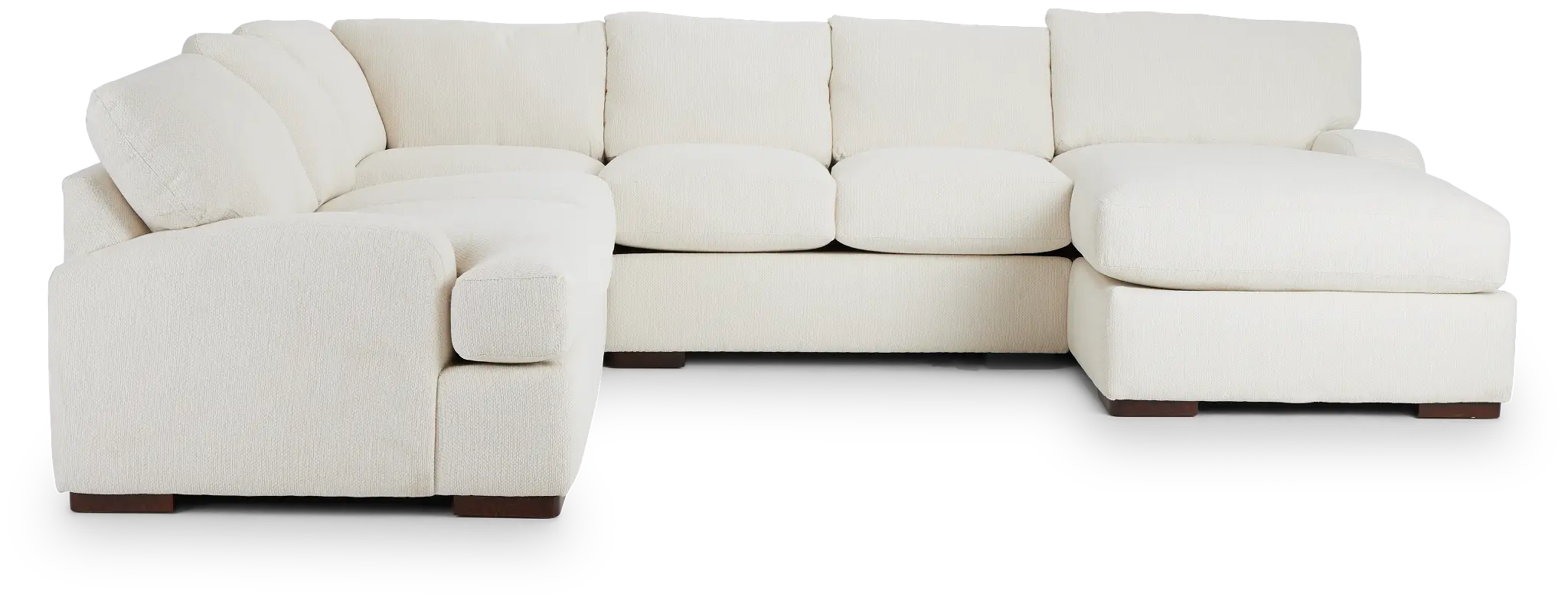 Alpha White Fabric Medium Right Chaise Sectional Alpha White Fabric Medium Right Chaise Sectional