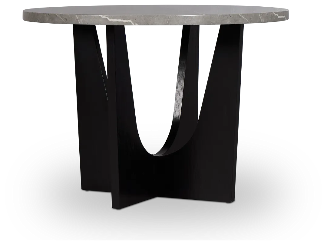Oxford Two-tone Round High Dining Table
