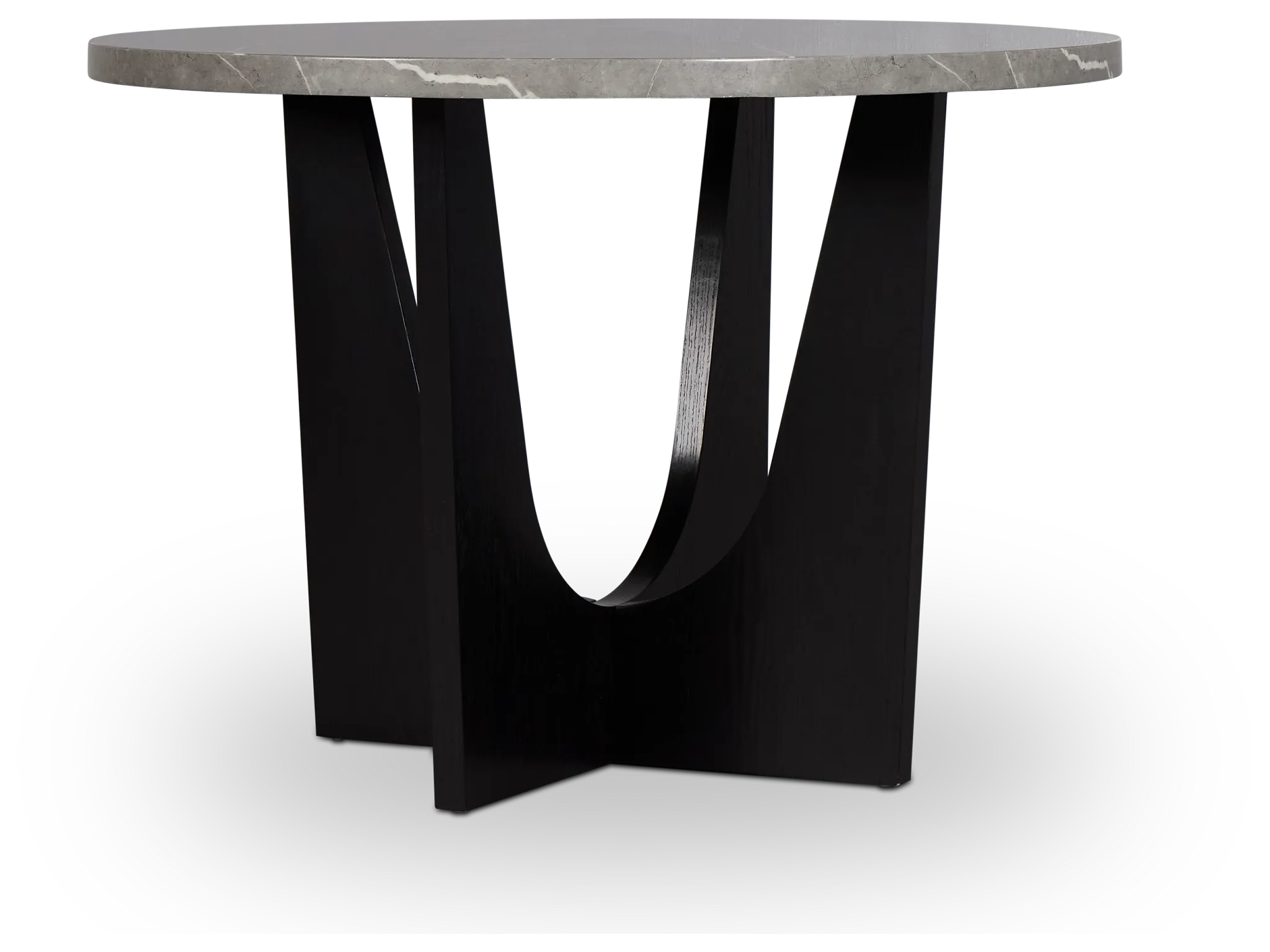Oxford Two-tone Round High Dining Table
