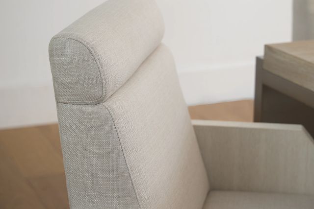 Miramar Light Tone Upholstered Arm Chair