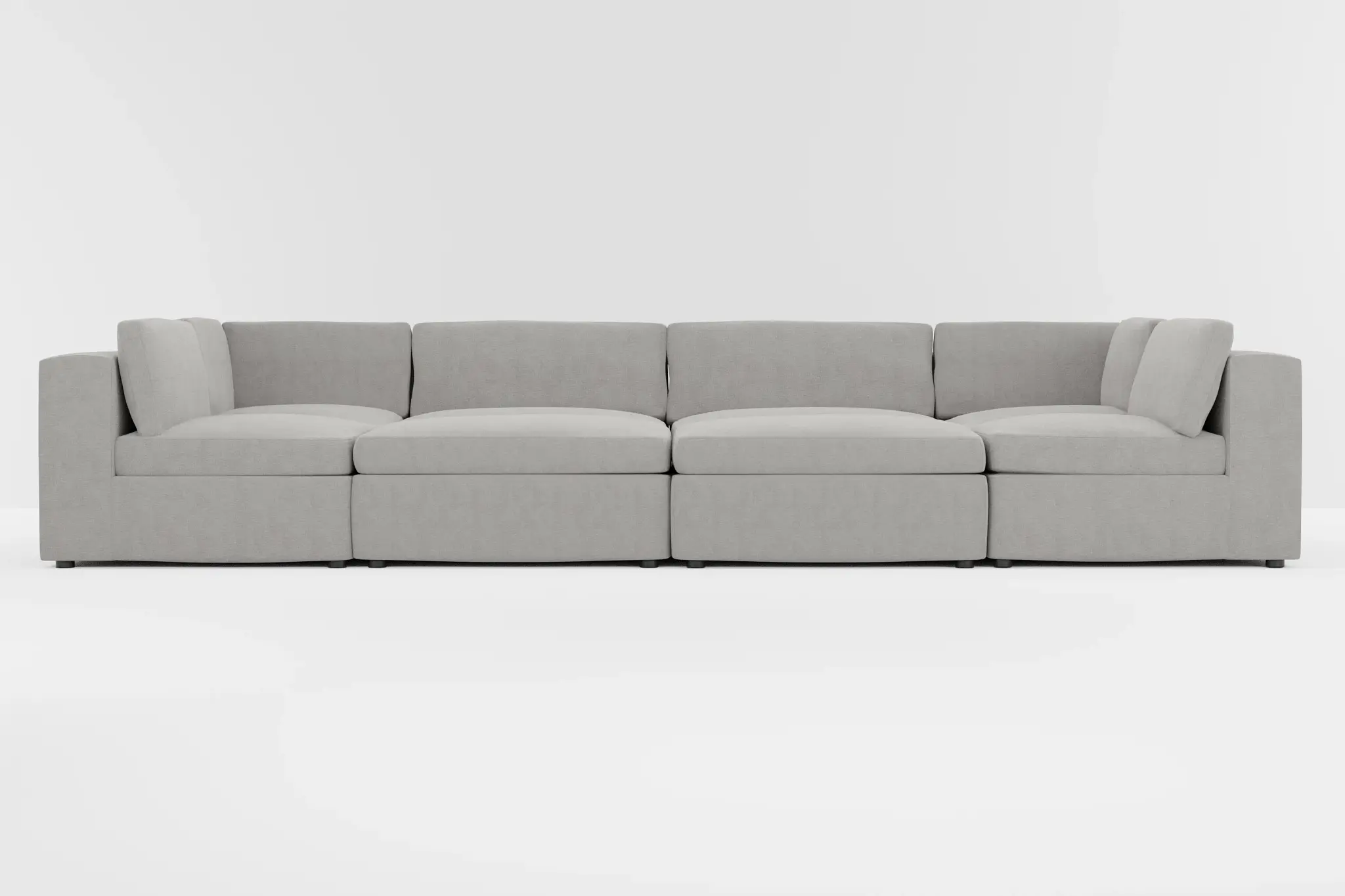 Destin Maguire Gray Fabric 8-piece Pit Sectional Destin Maguire Gray Fabric 8-piece Pit Sectional