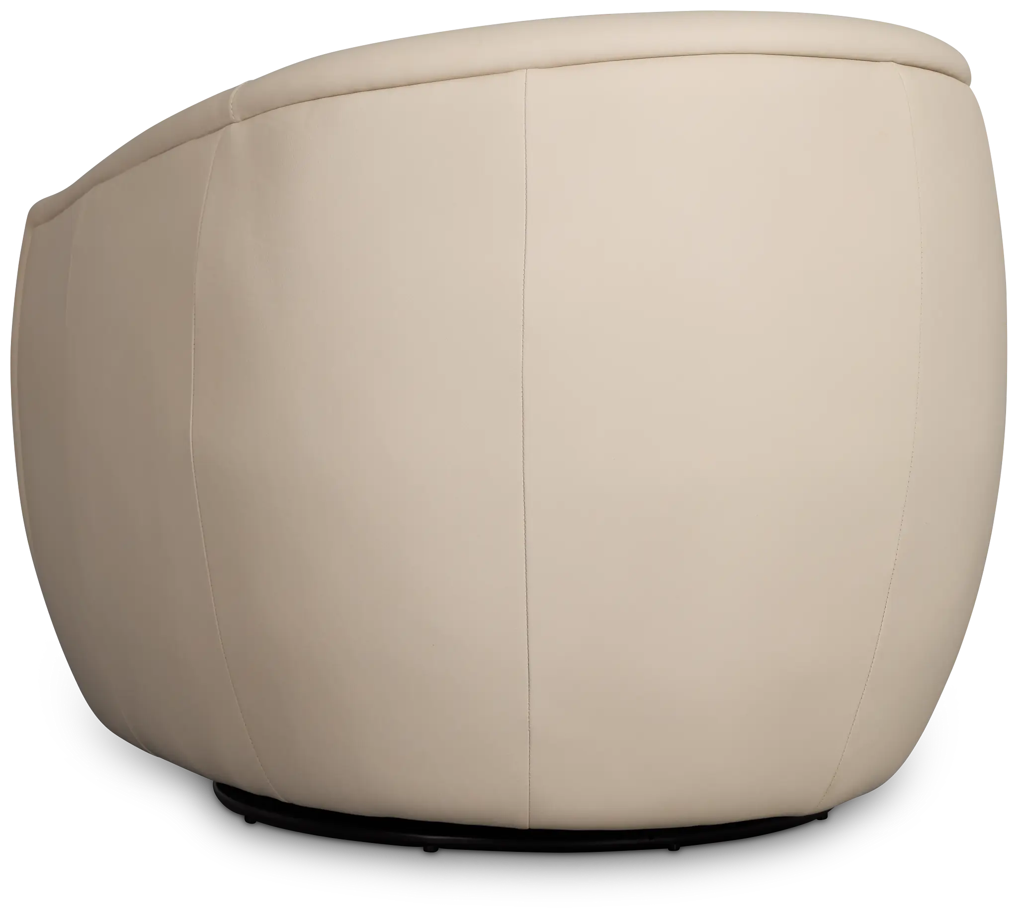 Kellan Ivory Leather Swivel Chair Kellan Ivory Leather Swivel Chair