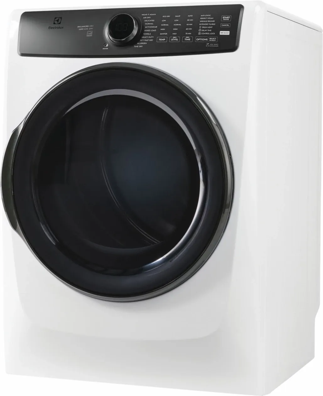 Electrolux 7738 Series White Front Load Gas Dryer