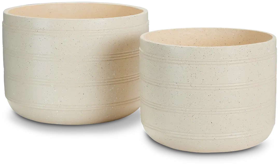 Kenna Ivory Set Of 2 Planter Kenna Ivory Set Of 2 Planter