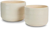 Kenna Ivory Set Of 2 Planter