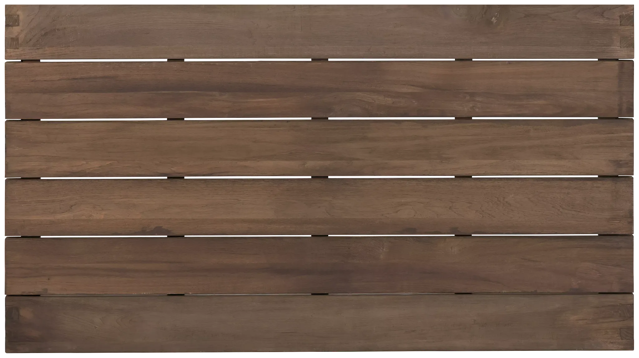 Linear 70" Teak Table & 4 Sling Side Chairs