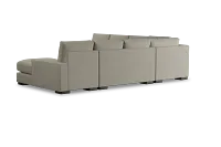 Edgewater Suave Beige Large Right Chaise Sectional