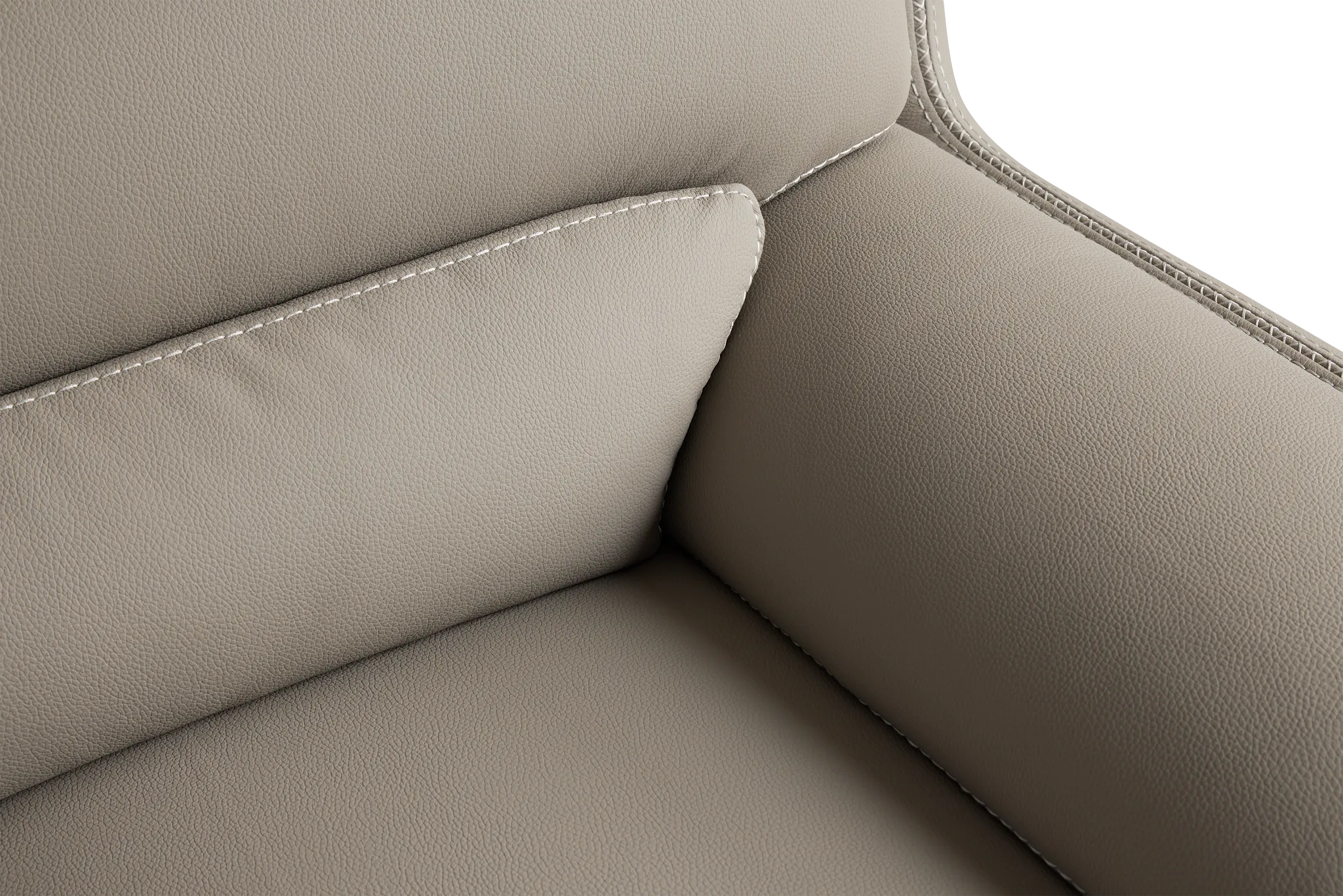 Jett Gray Micro Small Two-arm Power Reclining Sectional