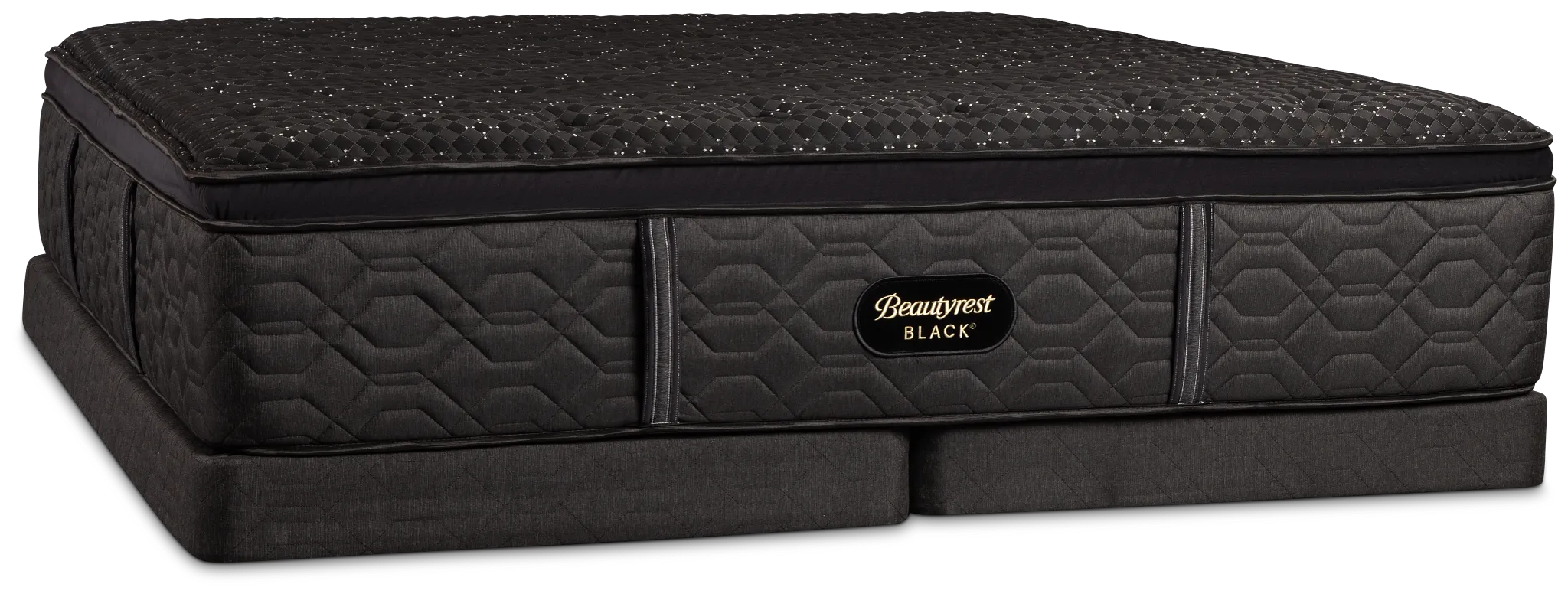 Beautyrest Black Series Three Medium Low-profile Mattress Set