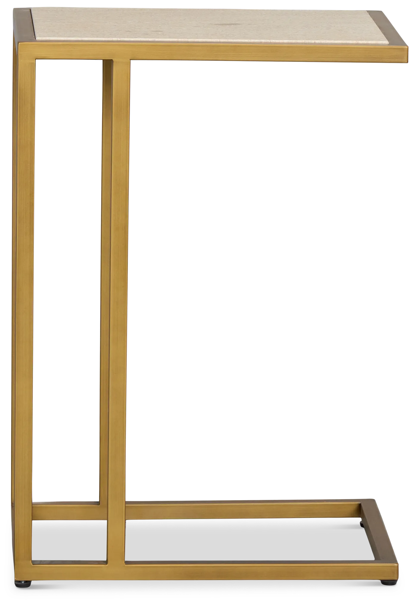 Lukar Gold Square End Table