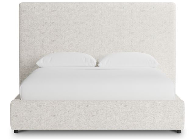Grayton Natural Beauty Beige 54" Upholstered Platform Bed