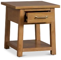 Provo Mid Tone Storage End Table