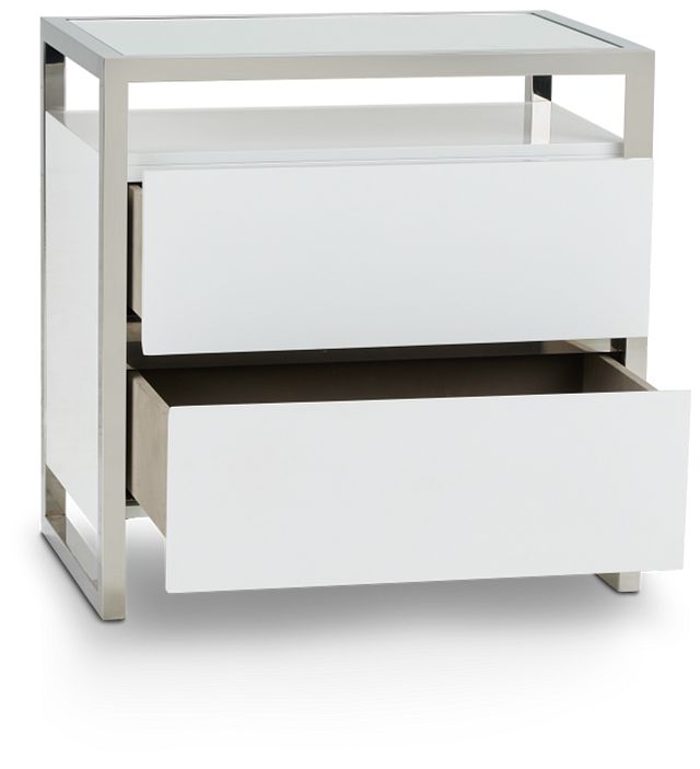 Miami White Nightstand