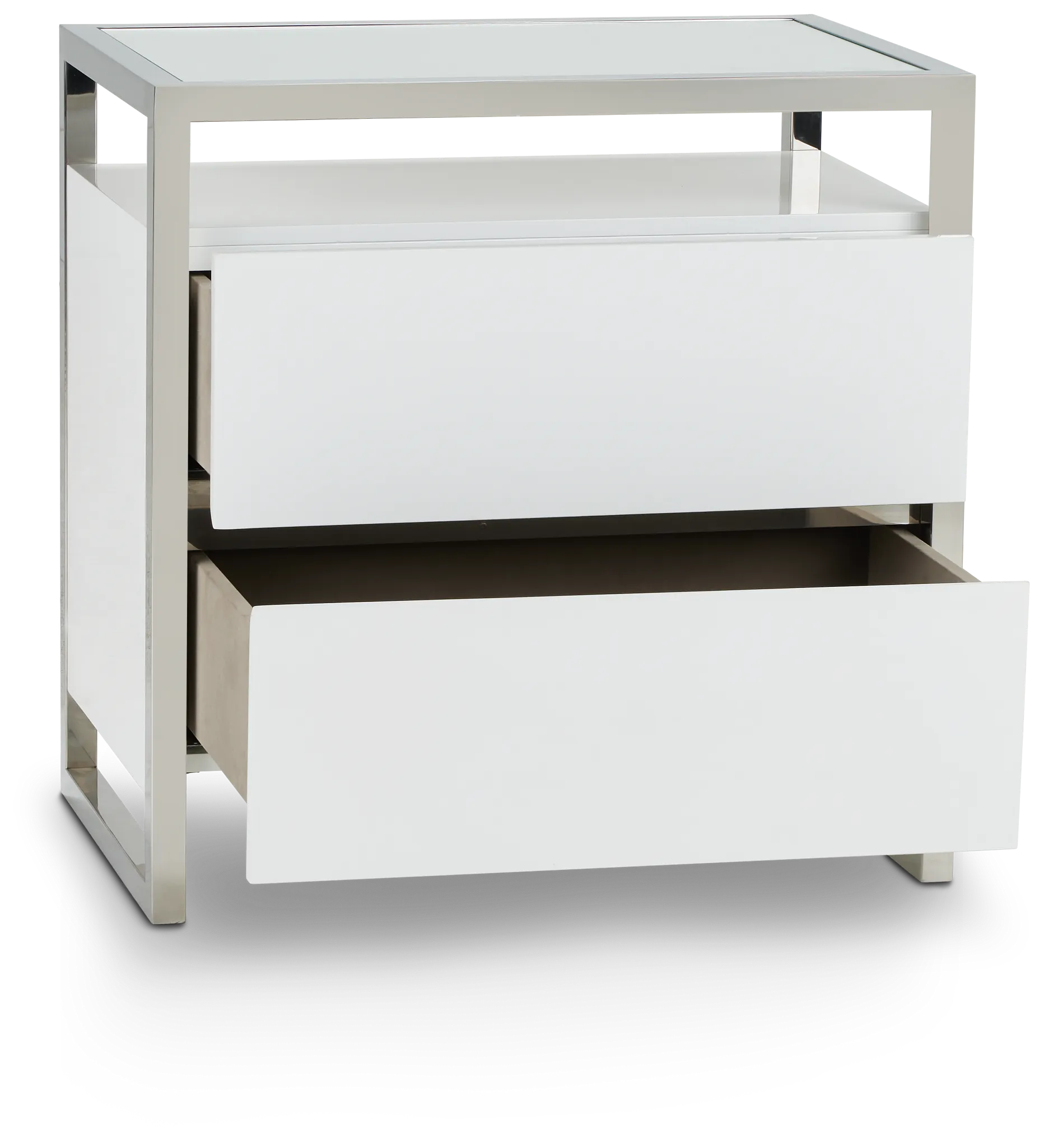 Miami White Nightstand