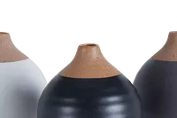 Jackie Multicolored Set Of 3 Vase