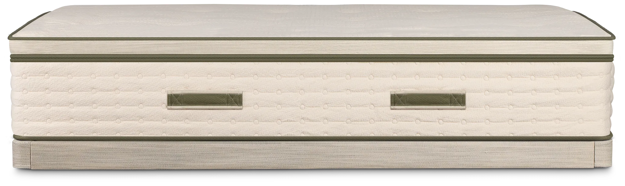 Avocado Green Cushion Firm Low-profile Mattress Set