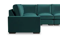 Edgewater Joya Teal Medium Two-arm Sectional