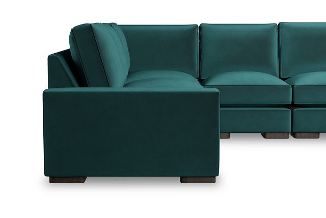 Edgewater Joya Teal Medium Two-arm Sectional