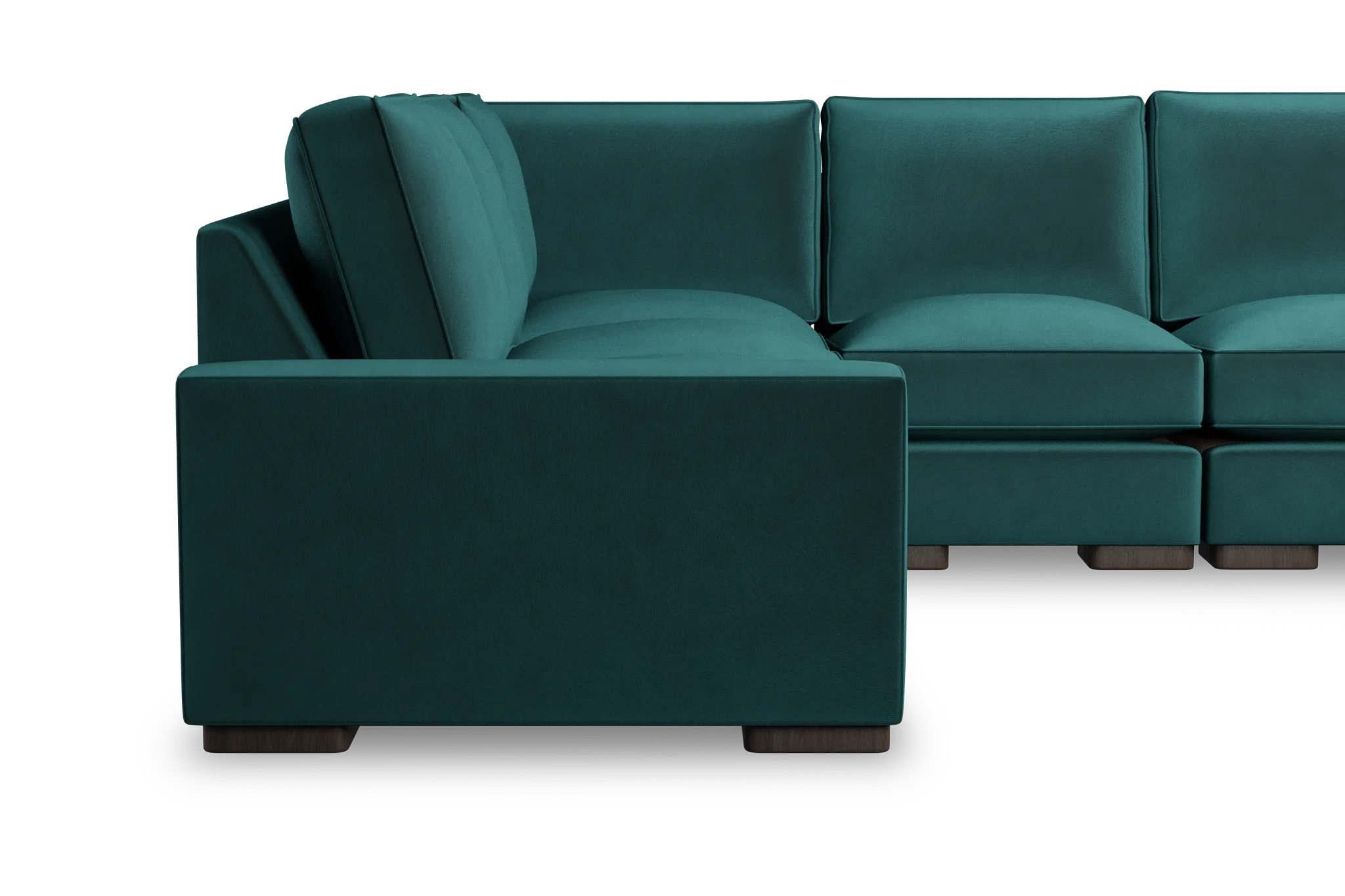 Edgewater Joya Teal Medium Two-arm Sectional