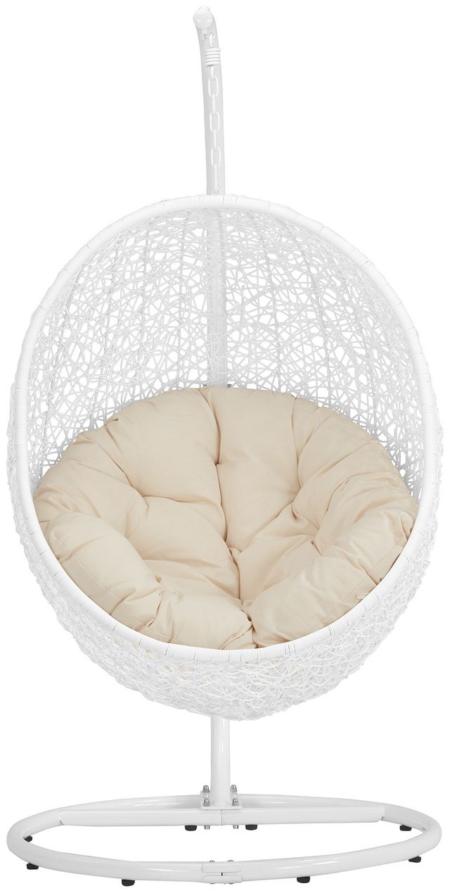 Orchid Light Beige Hanging Chair (2)
