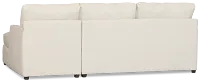 Tate Light Beige Fabric Right Chaise Sectional