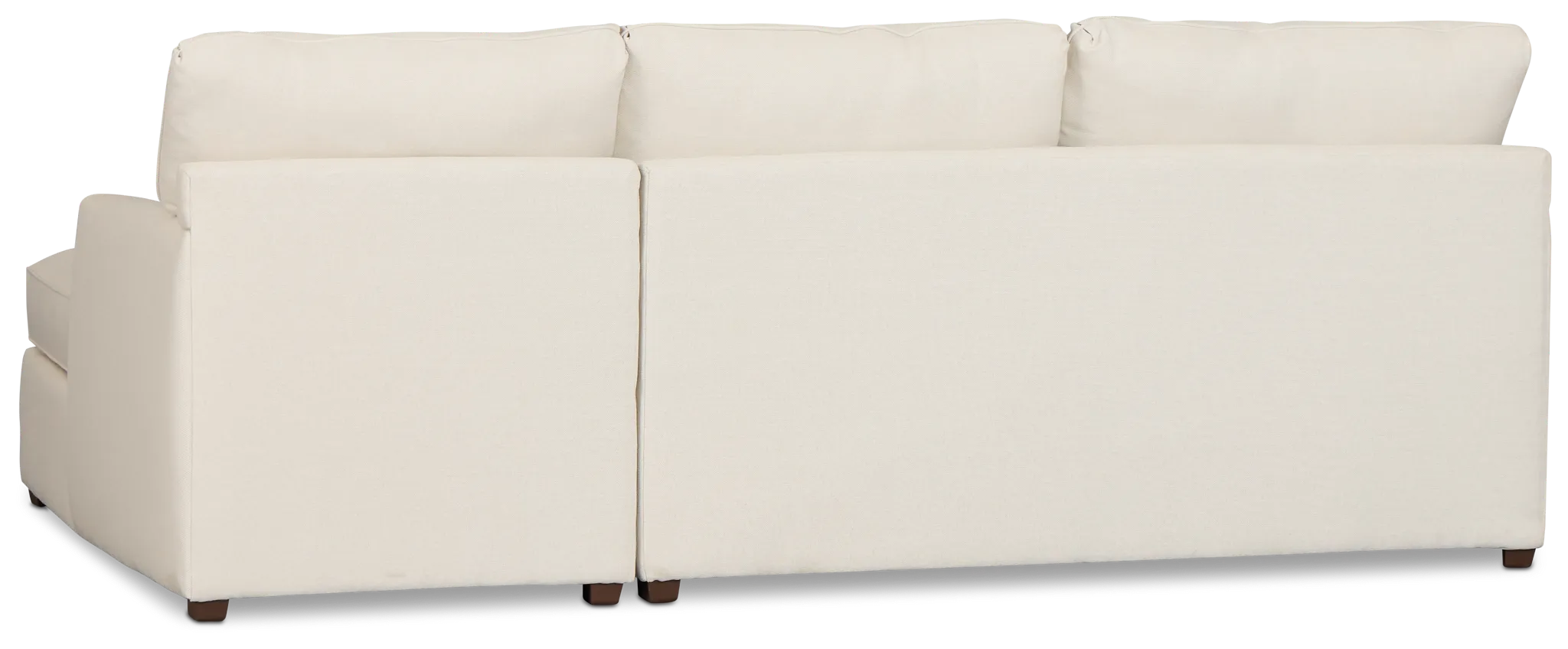 Tate Light Beige Fabric Right Chaise Sectional