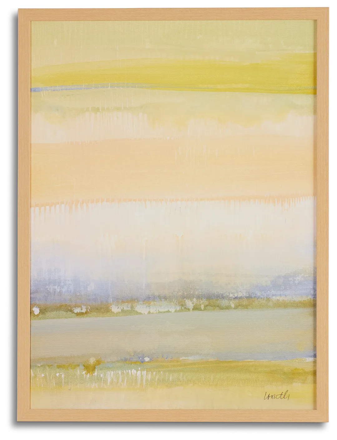 Landry Orange Framed Wall Art