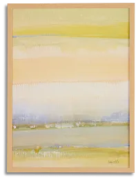 Landry Orange Framed Wall Art