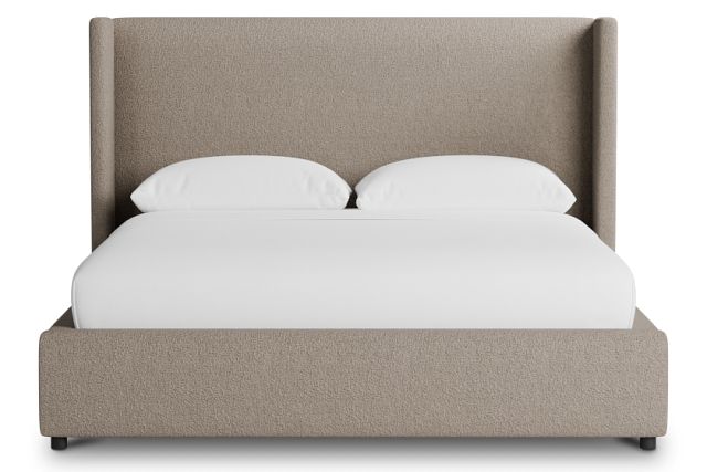 Captiva Elite Brown 48" Upholstered Shelter Bed