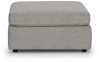 Noah Gray Fabric Cocktail Ottoman