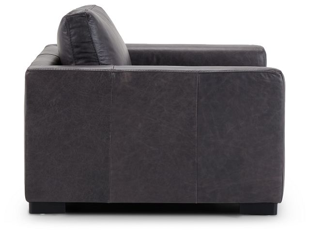 Bohan Black Leather Chair