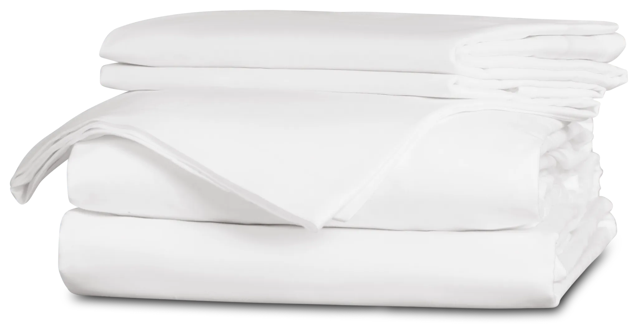 Rest & Renew Cotton Sateen White 300 Thread Sheet Set