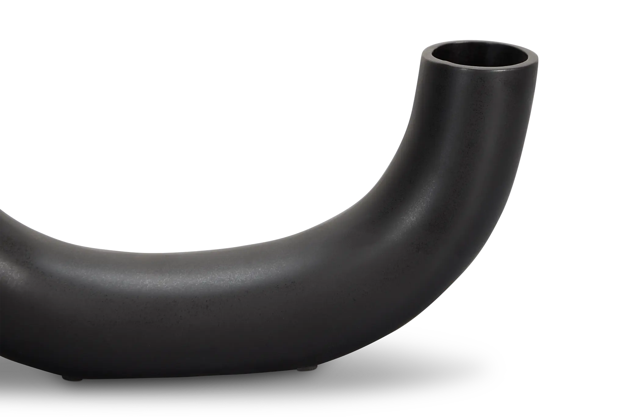 Cresent Black Vase Cresent Black Vase