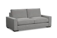 Edgewater Victory Gray 84" Sofa W/ 2 Cushions