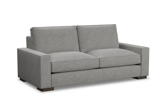 Edgewater Victory Gray 84" Sofa W/ 2 Cushions