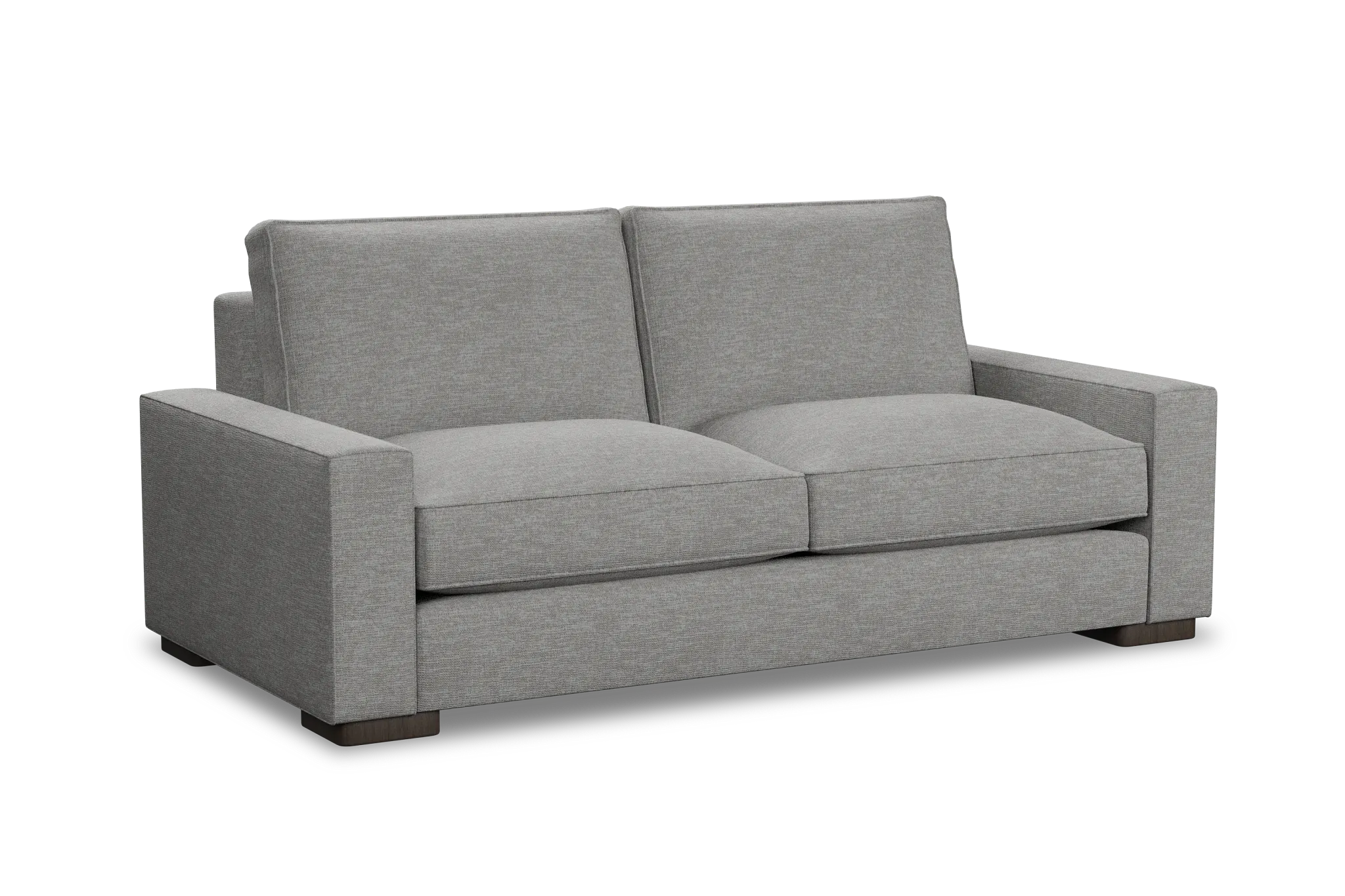 Edgewater Victory Gray 84" Sofa W/ 2 Cushions