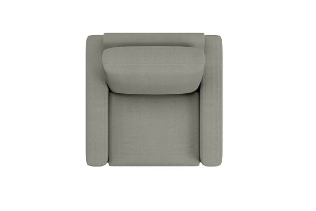 Edgewater Delray Pewter Swivel Chair