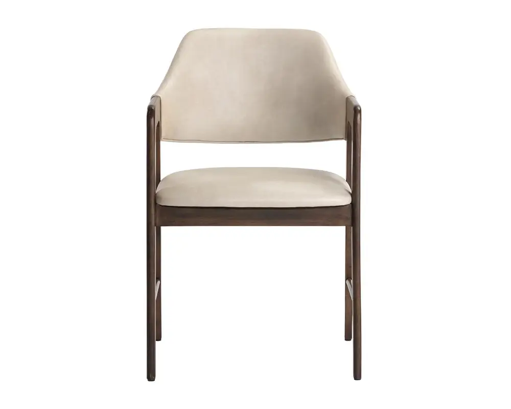 Shelli Light Beige Upholstered Arm Chair Shelli Light Beige Upholstered Arm Chair