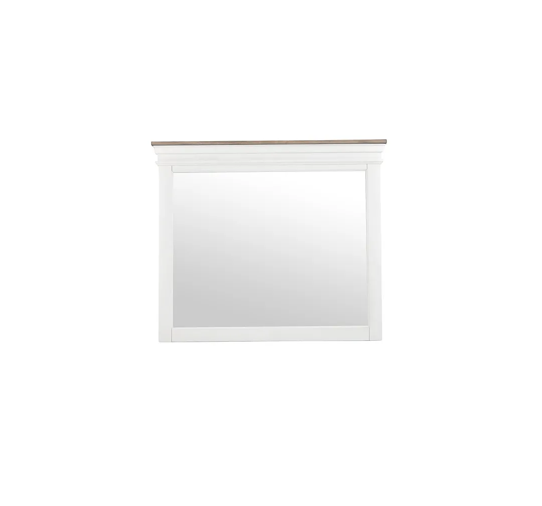 Grand Bay Two-tone Wood Mirror