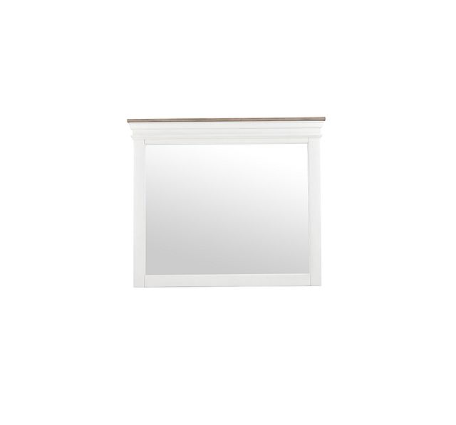 Grand Bay Two-tone Wood Mirror