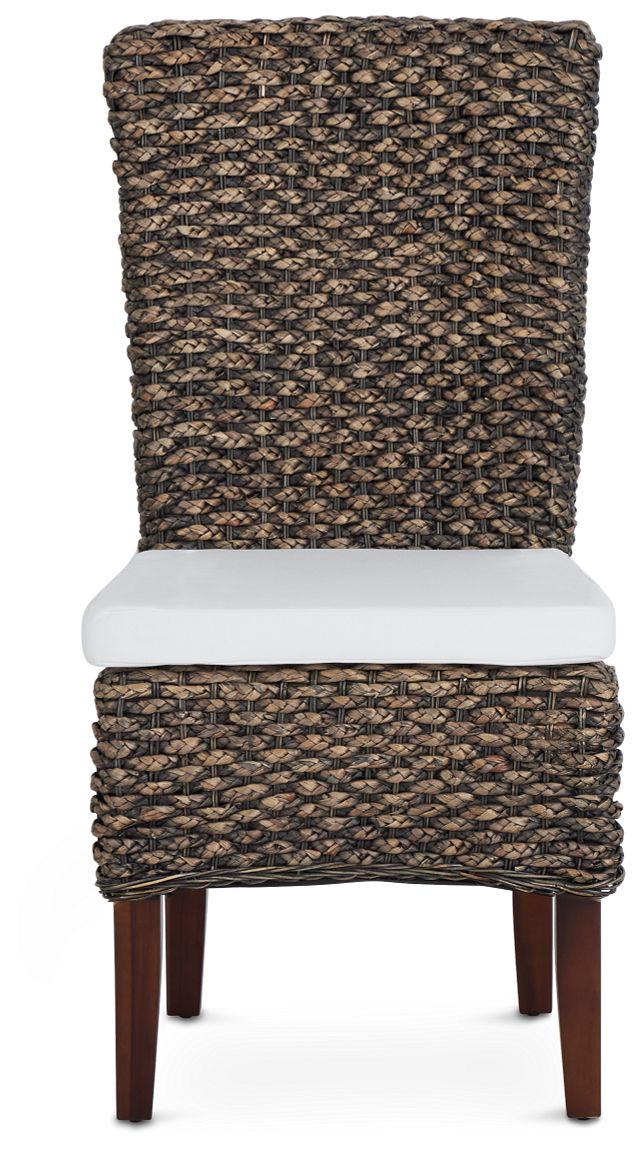 Bali Mid Tone Cushioned Woven Side Chair (3)
