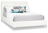 Emit White Micro Panel Bed