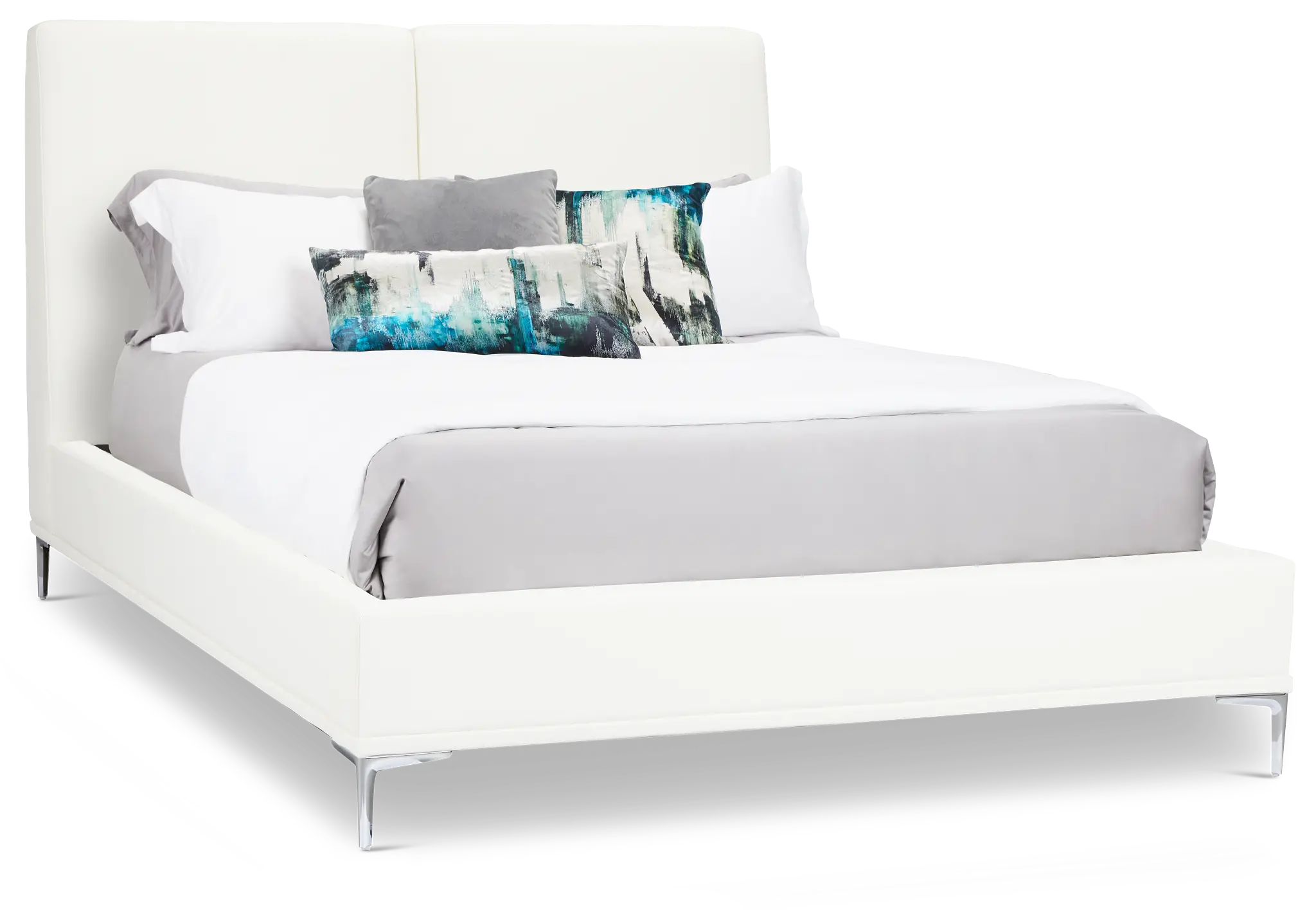 Emit White Micro Panel Bed Emit White Micro Panel Bed