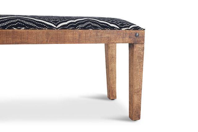 Serene Dark Blue Uph Bench