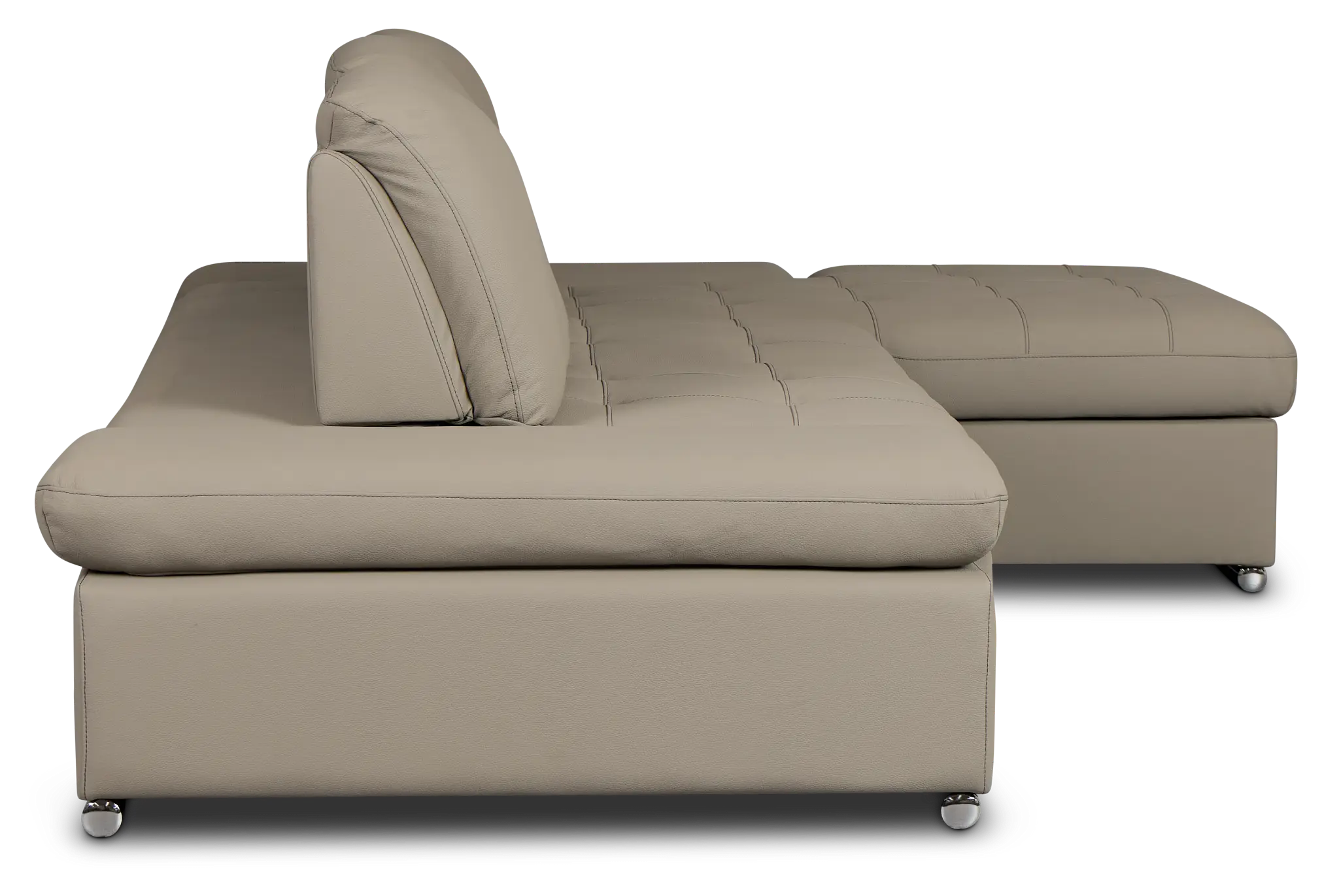 Eden Gray Micro Right Chaise Sleeper Sectional Eden Gray Micro Right Chaise Sleeper Sectional