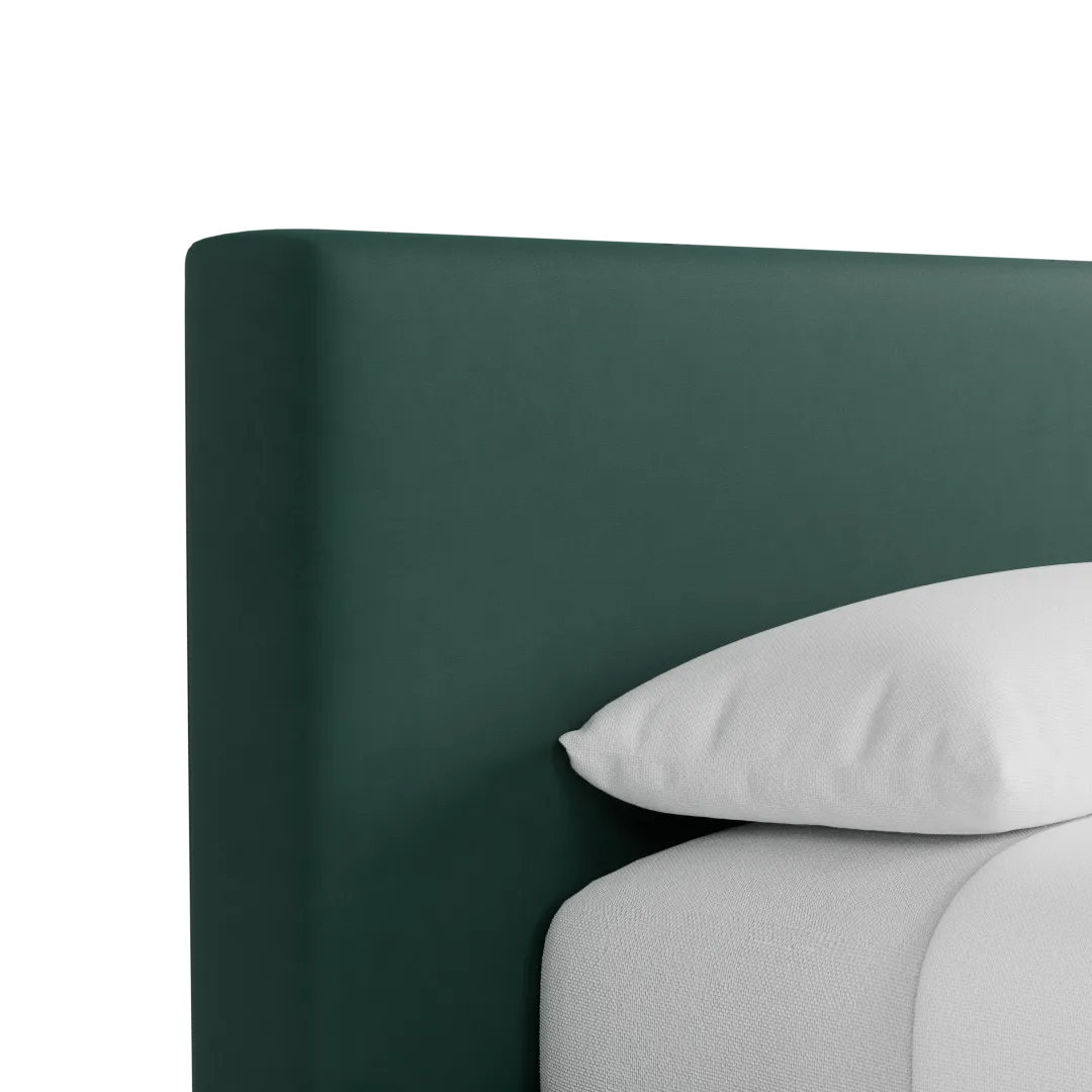 Grayton Joya Green 44" Upholstered Platform Bed