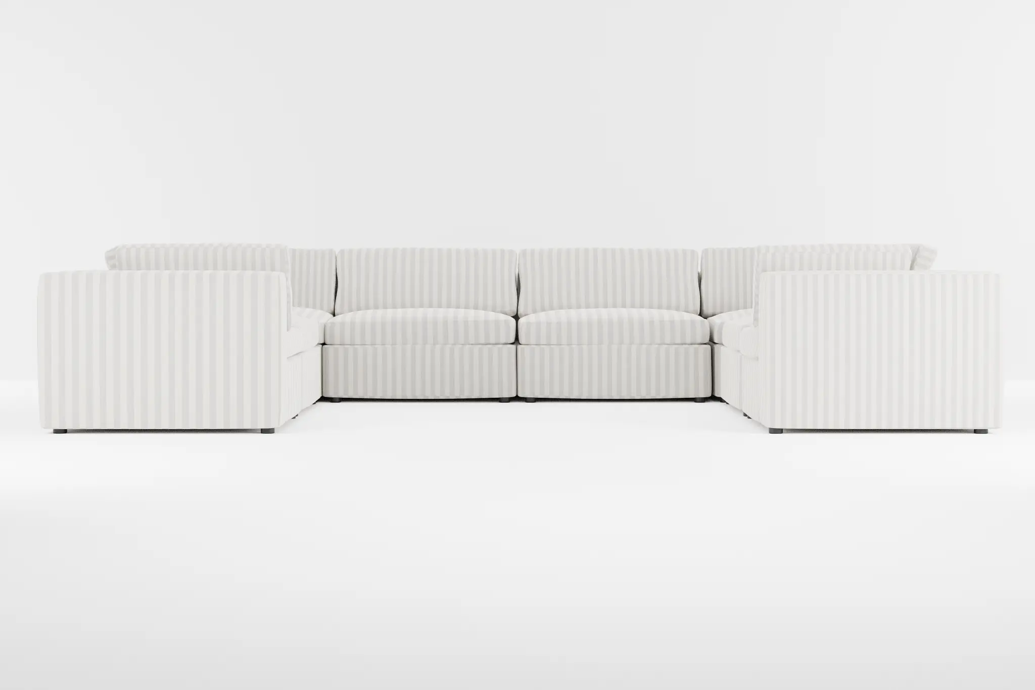 Destin Sea Lane Light Gray Fabric 8-piece Modular Sectional Destin Sea Lane Light Gray Fabric 8-piece Modular Sectional