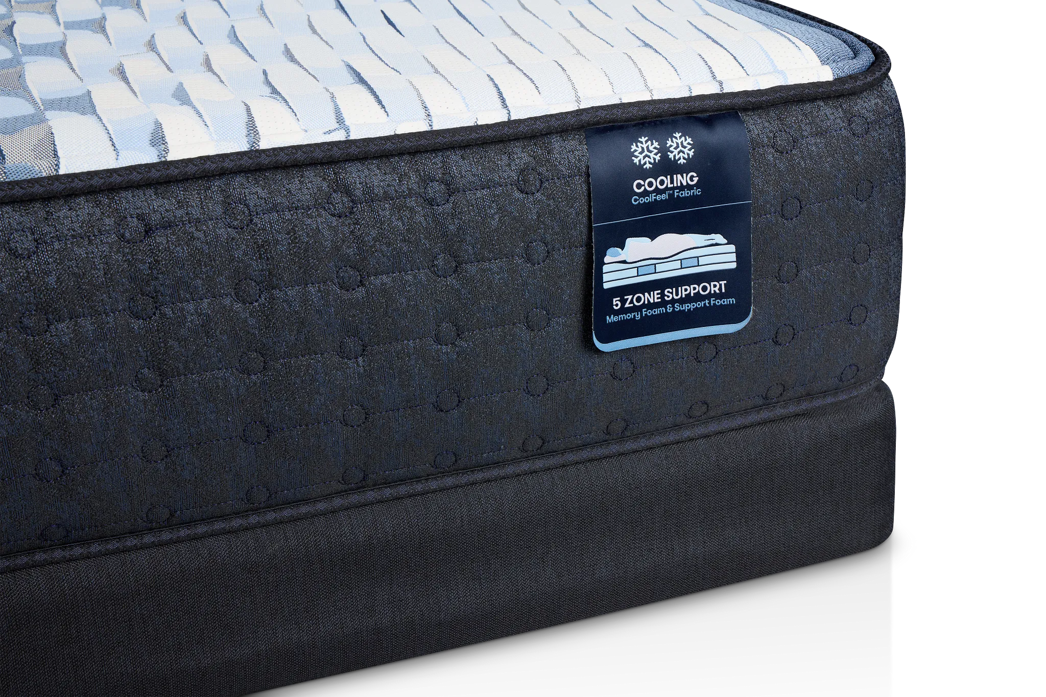 Serta Icomfort Elana Firm Low-profile Mattress Set