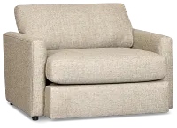 Maxwell Dark Gray Fabric Oversized Chair