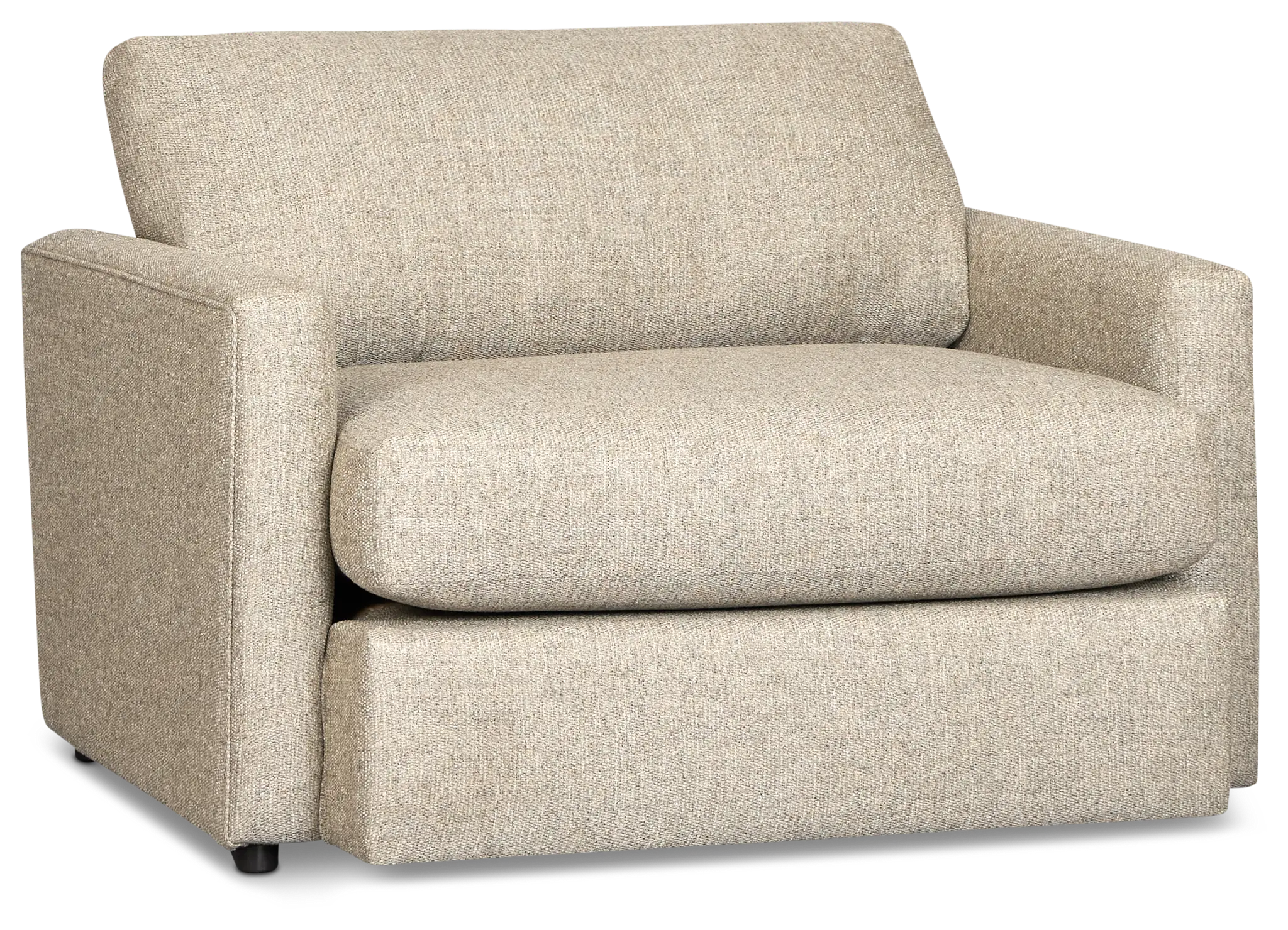 Maxwell Dark Gray Fabric Oversized Chair Maxwell Dark Gray Fabric Oversized Chair